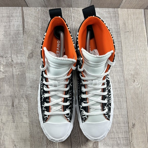 Converse Men's UNT1TL3D High Top " Not A Chuck " Black White Size 10.5 166502C - Picture 5 of 14